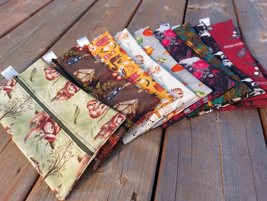 Zipped pouches