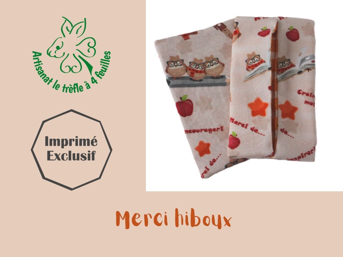 Étui à mouchoirs en tissu