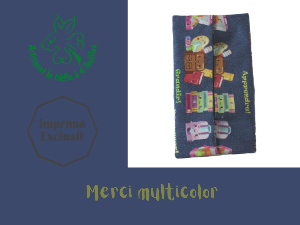 Étui à mouchoirs en tissu