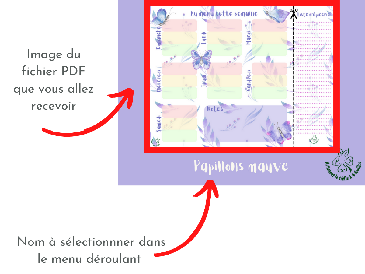 Planificateur de menus hebdomadaire