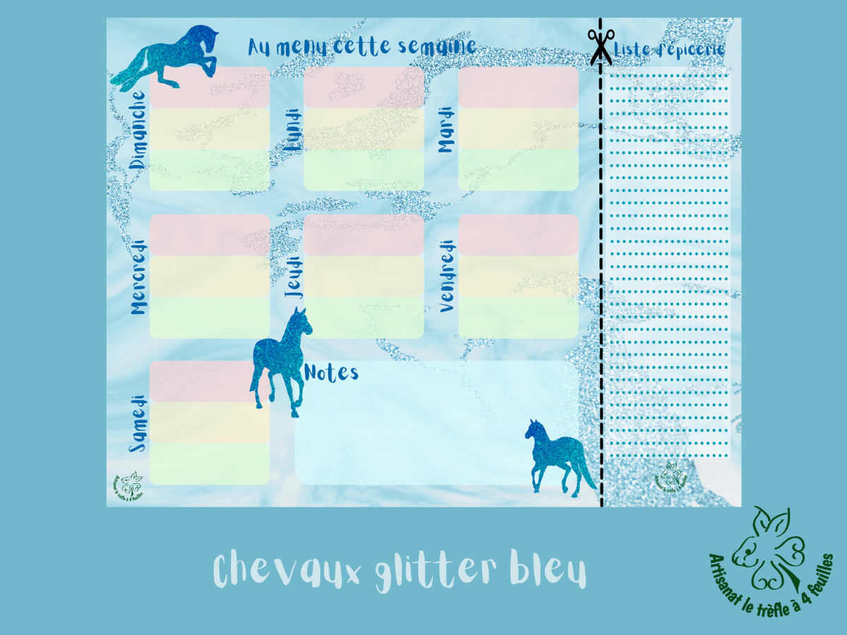 Planificateur de menus hebdomadaire