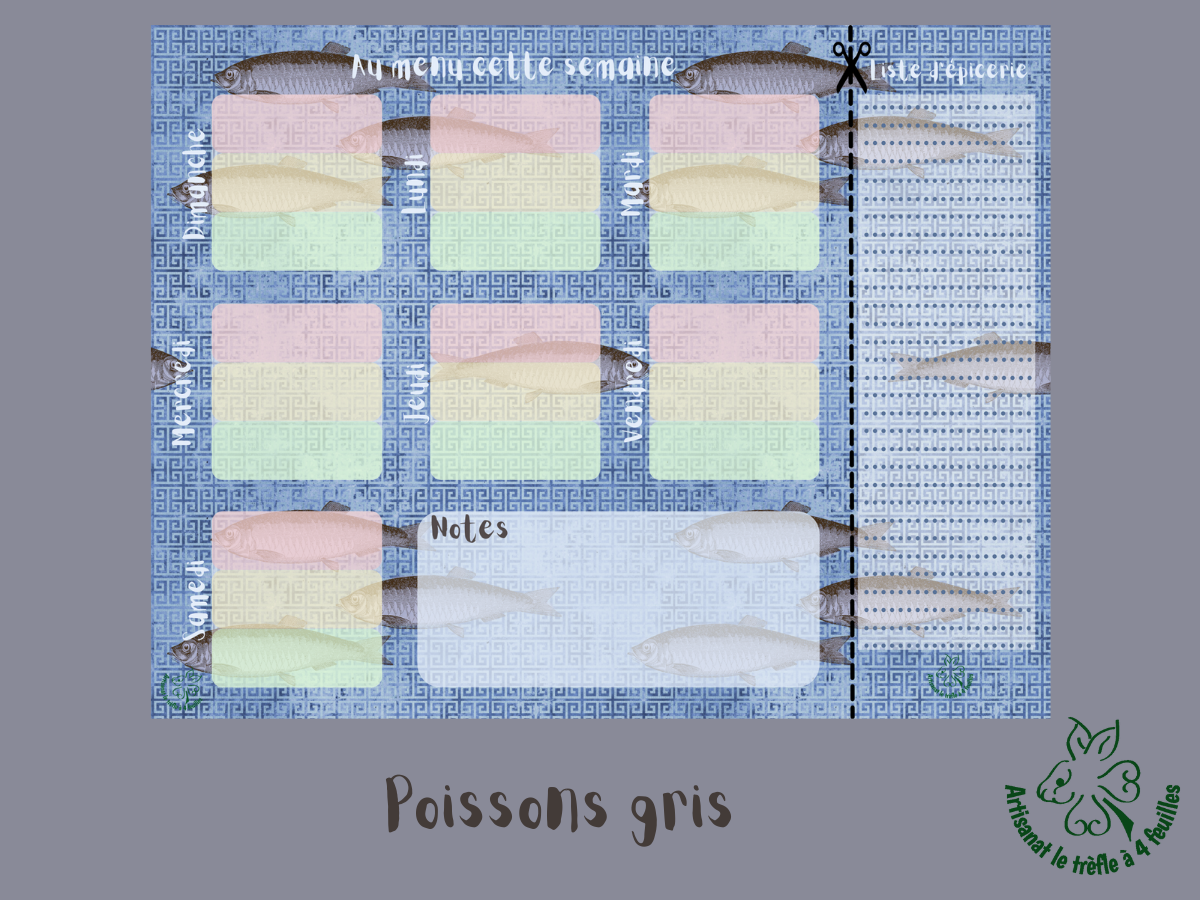 Planificateur de menus hebdomadaire
