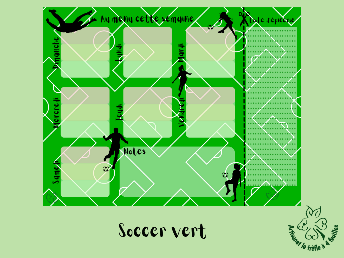 Planificateur de menus hebdomadaire