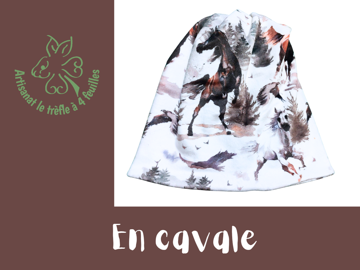 Winter messy bun Hat