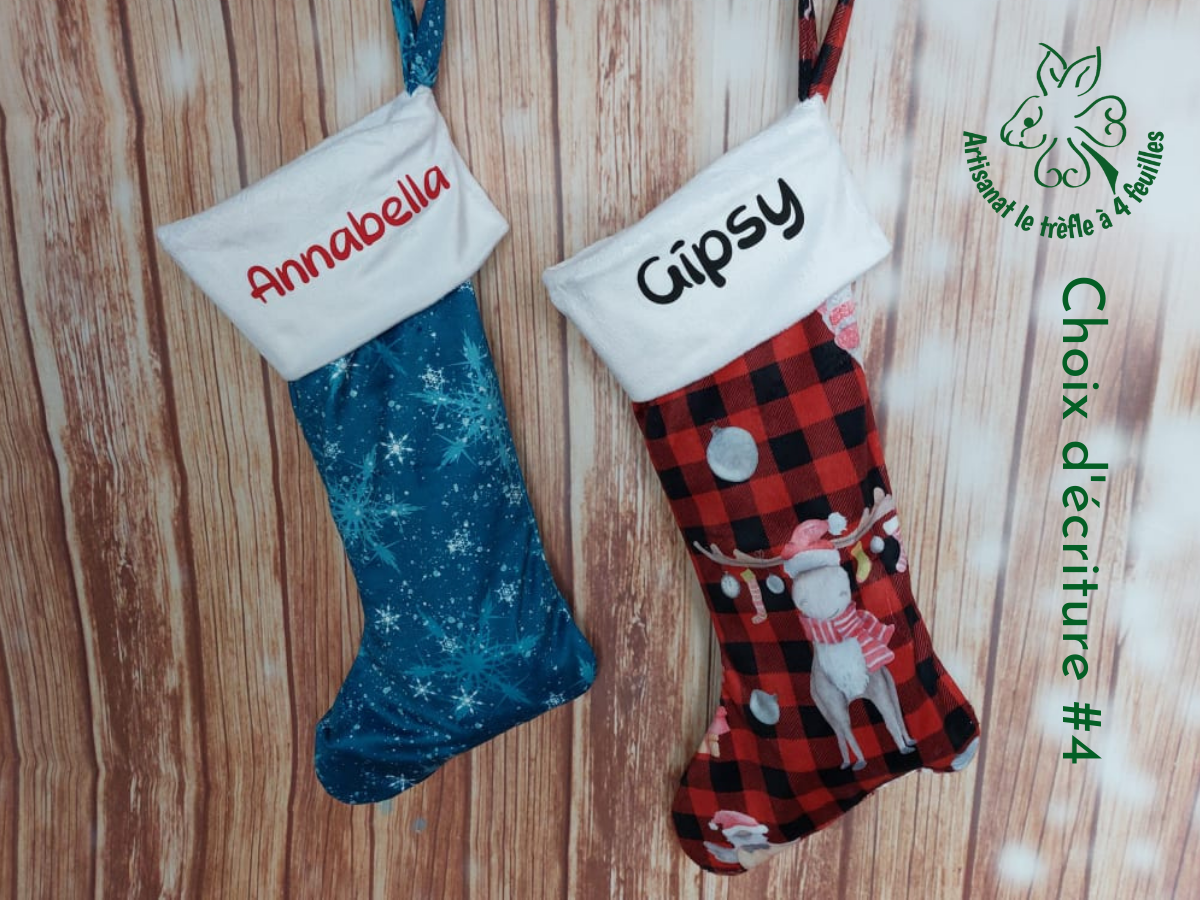 Christmas stocking - Personalization