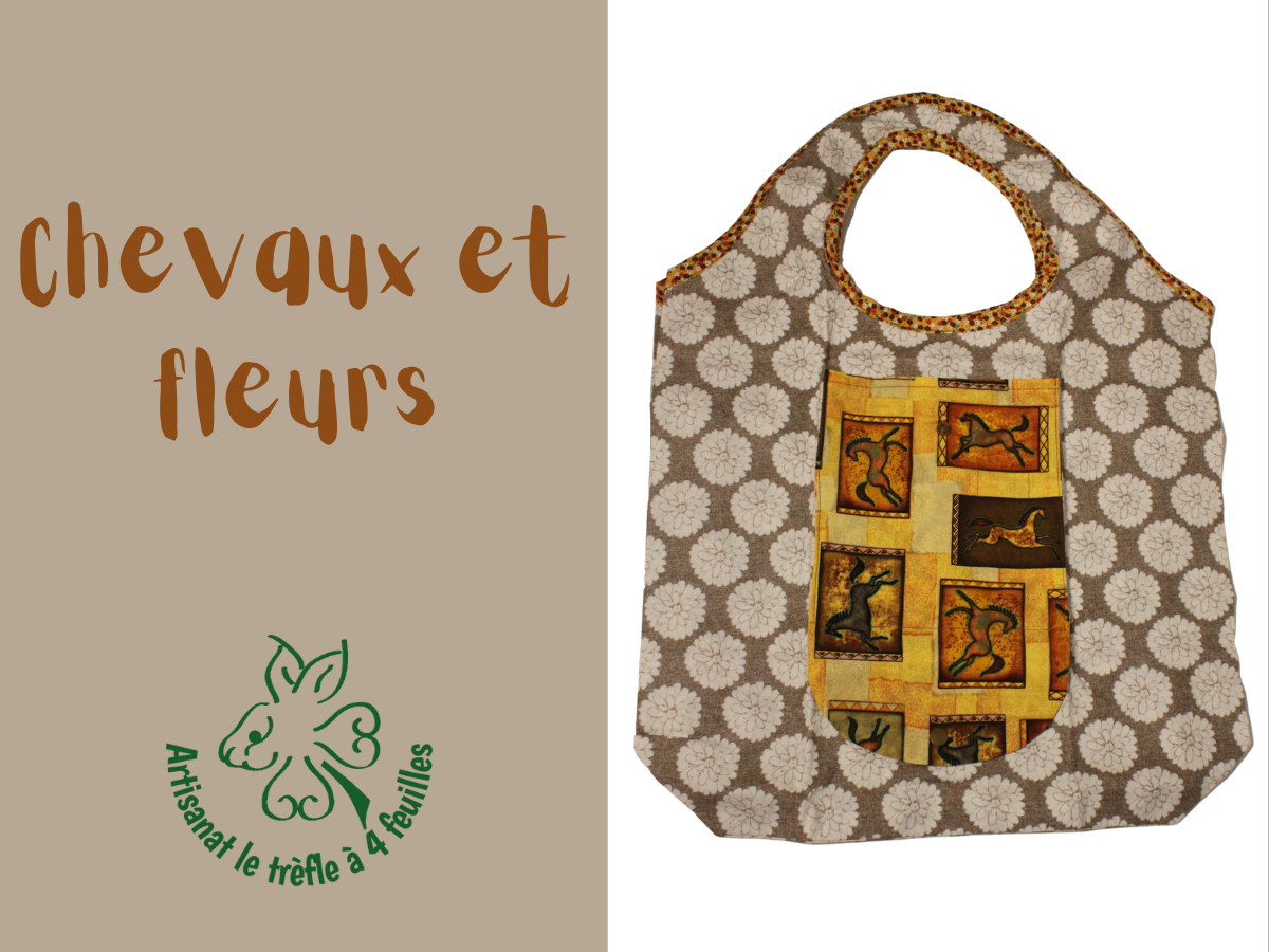 Sac en tissu pliable